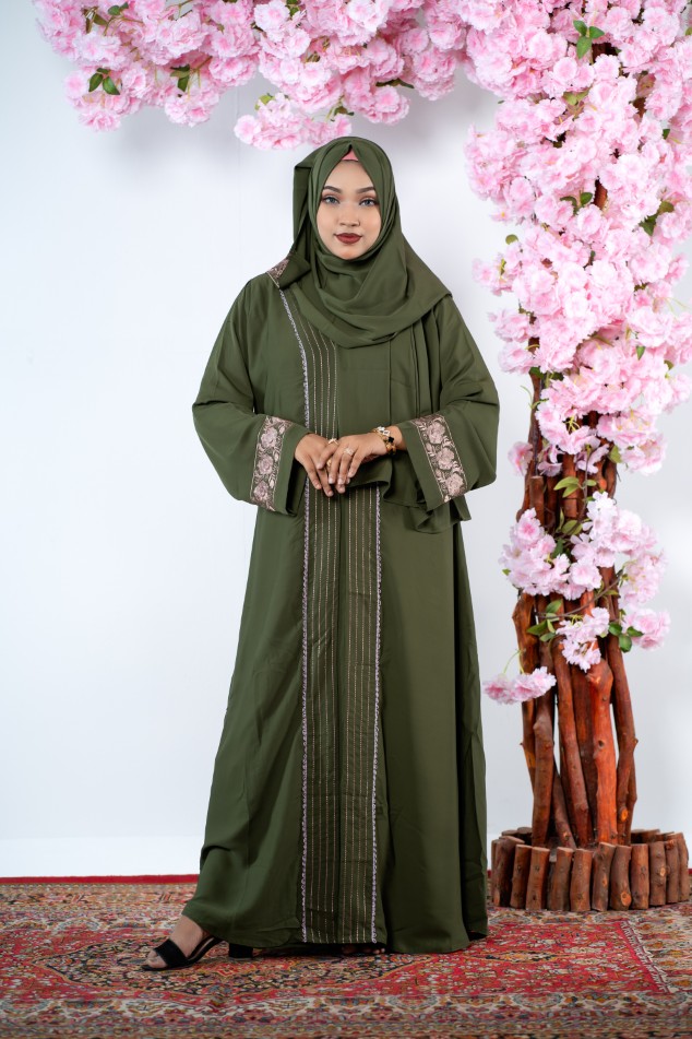 Embroidery-Adjust-Koti-Borka-&-Stone-With-Hijab-20204 Embroidery-Adjust-Koti-Borka-&-Stone-With-Hijab-20204